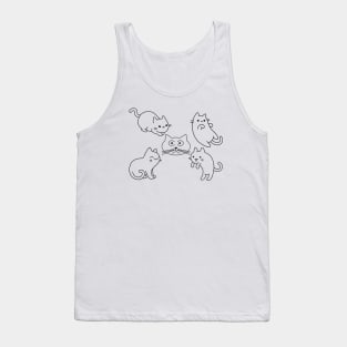 Cat lover, Cat Lover Gift, Gift for her, Funny Cat, Cute Cat Tank Top